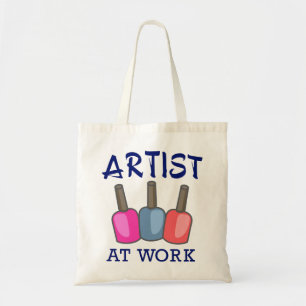 Bolso De Tela Artista en el trabajo