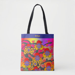 Bolso De Tela Artista Joy Fun