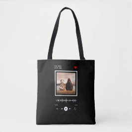Bolso De Tela Artista musical y canción foto personalizada