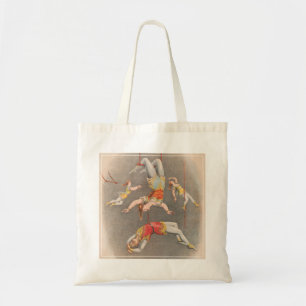 Bolso De Tela Artistas De Trapecio Masculino Y Femenino