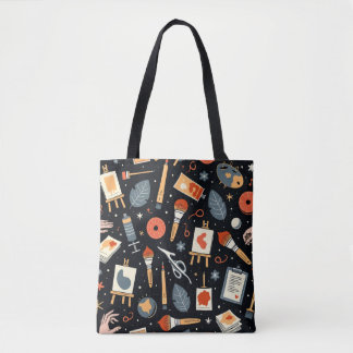 Bolso De Tela Artistic Universe: Whimsical Art Supplies