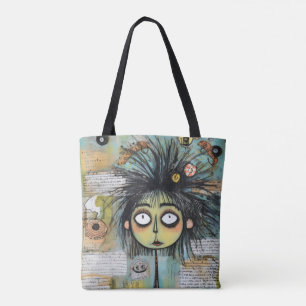 Bolso De Tela ArtLady 18 Encantadora y angustiada