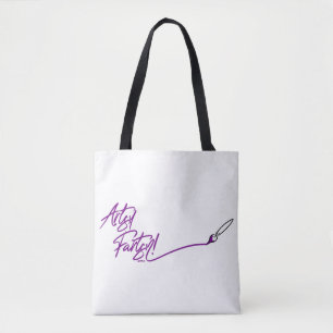 Bolso De Tela ARTSY FARTSY PAINTBRUSH de Jeff Willis Art