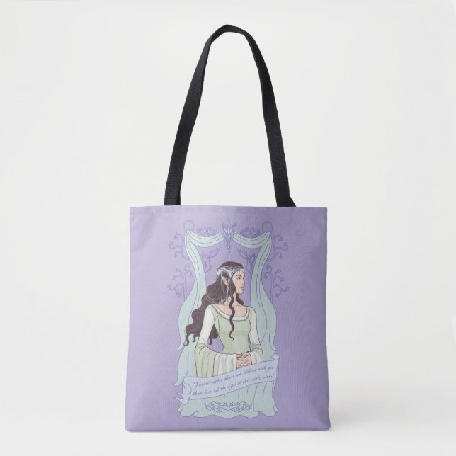 Bolso De Tela ARWEN™ "Comparte una vida contigo" Gráfico (Anverso)