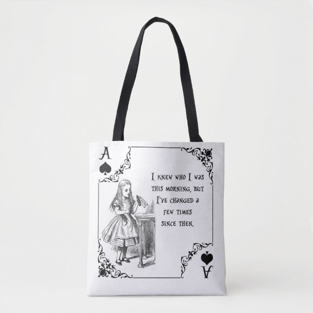 Bolso De Tela As de espadas Alice Tote Bag (Anverso)