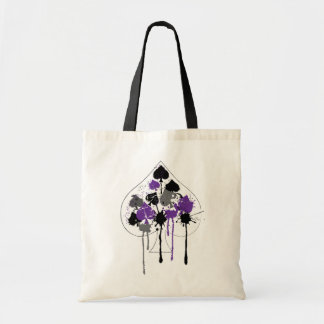 Bolso De Tela As de espadas Aromántico Orgullo Asexual