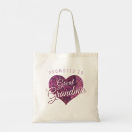 Bolso De Tela Ascendida a Bisabuela 3 Foto Falso Brillo