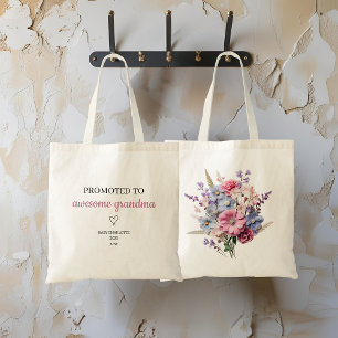Bolso De Tela Ascendido a la asombrosa abuela personalizada bols