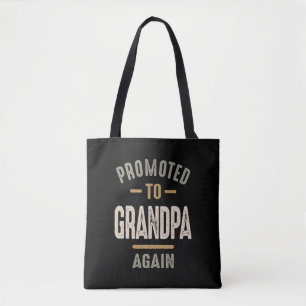 Bolso De Tela Ascendido al abuelo de nuevo - Padre y abuelo
