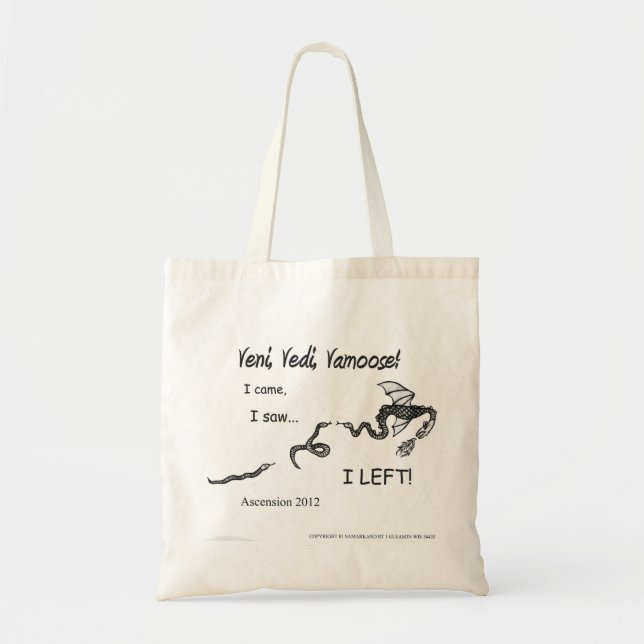 Bolso De Tela Ascensión de Veni (Frente)