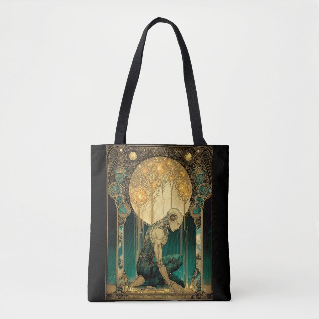 Bolso De Tela Ascensión Luminosa (Anverso)