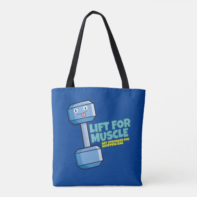 Bolso De Tela Ascensor de personalizable para el músculo (Reverso)