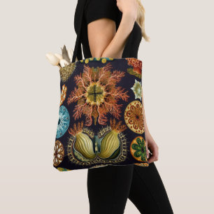 Bolso De Tela Ascidiae por Ernst Haeckel, Animales Marinos Antig