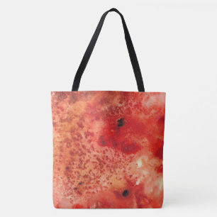Bolso De Tela Ascuas Desplegándose