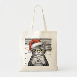 Bolso De Tela Asesino de árbol de navidad para gatos divertidos