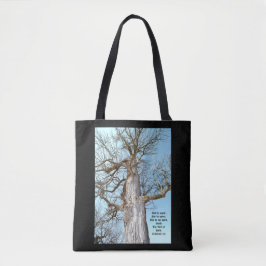 Bolso De Tela Ash Zechariah 4:6