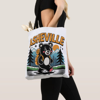 Bolso De Tela Asheville Black Bear Senderismo Personalizado