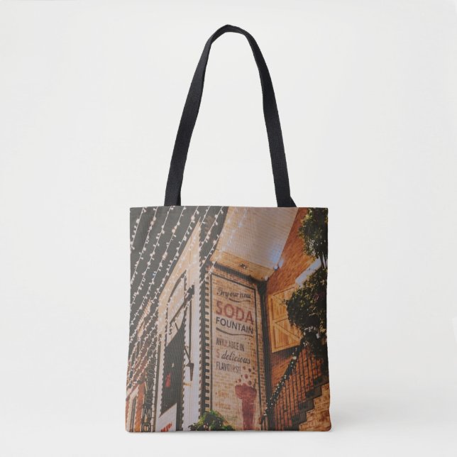 Bolso De Tela Ashton Lane - Glasgow - Scotland    (Anverso)