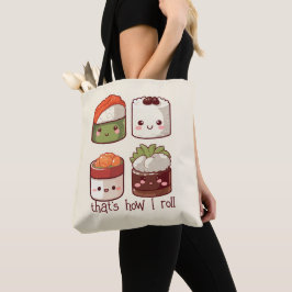 Bolso De Tela Así es como hago correr el suhi kawaii