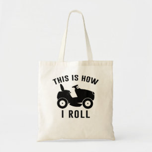 Bolso De Tela Así es como rollo de cortadora de césped de secano