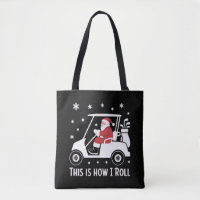 Así es como ruedo Funny Santa montando un carrito