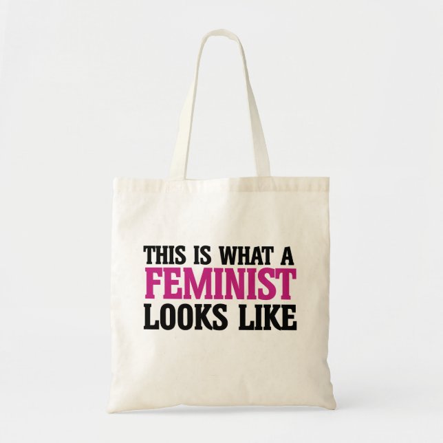 Bolso De Tela Así se ve la feminista (Frente)