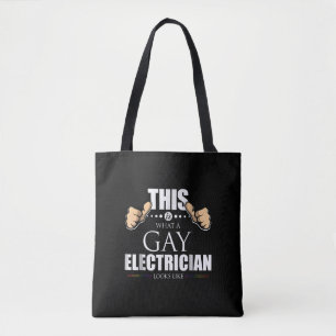 Bolso De Tela Así Se Ve Un Electricista Gay Como LGBT