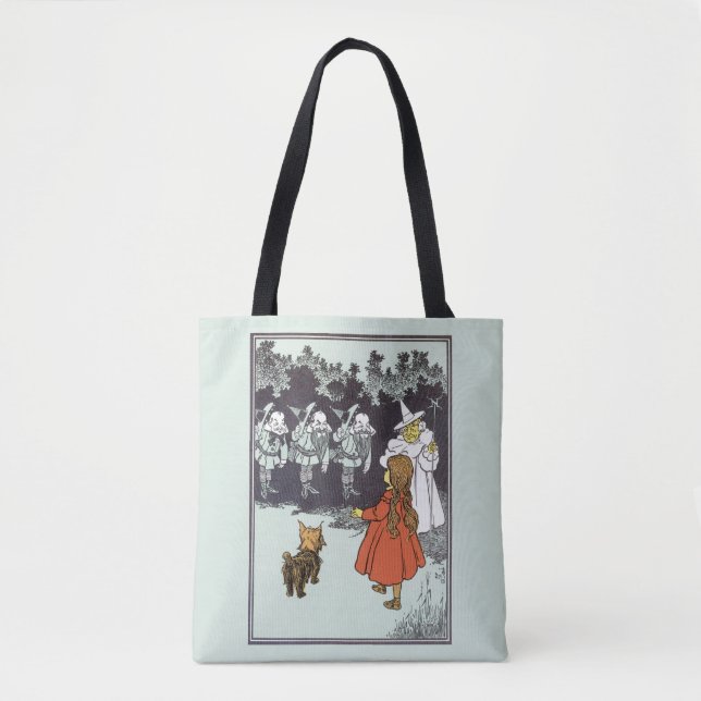 Bolso De Tela Asistente de cosecha de Oz Dorothy Toto Glinda Mun (Anverso)