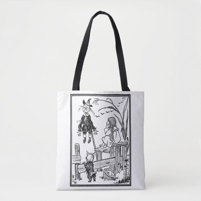 Bolso De Tela Asistente de cosecha de Oz, Dorothy Toto Meet Scar (Anverso)