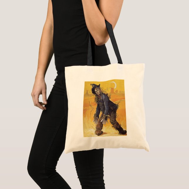Bolso De Tela Asistente de Oz Scarecrow, cuentos de hadas vintag (Anverso (producto))