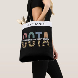 Bolso De Tela Asistente de Terapia Ocupacional Certificado COTA