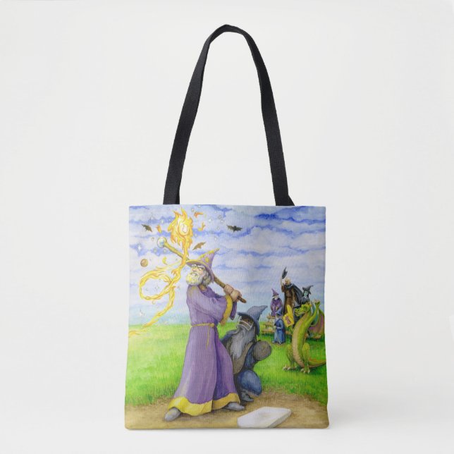 Bolso De Tela Asistente para el murciélago (Anverso)