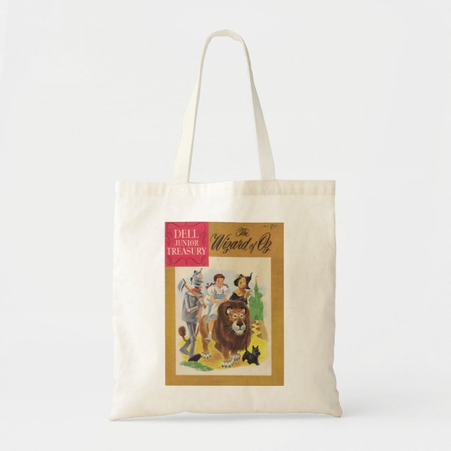 Bolso De Tela Asistente para oz - Historietas retro - Fantasía - (Frente)