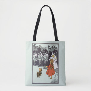 Bolso De Tela Asistente Vintage de Oz Dorothy Toto Glinda Munchk