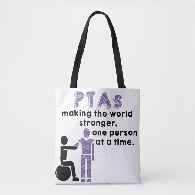 Bolso De Tela Asistentes Terapéuticos Físicos (Anverso)