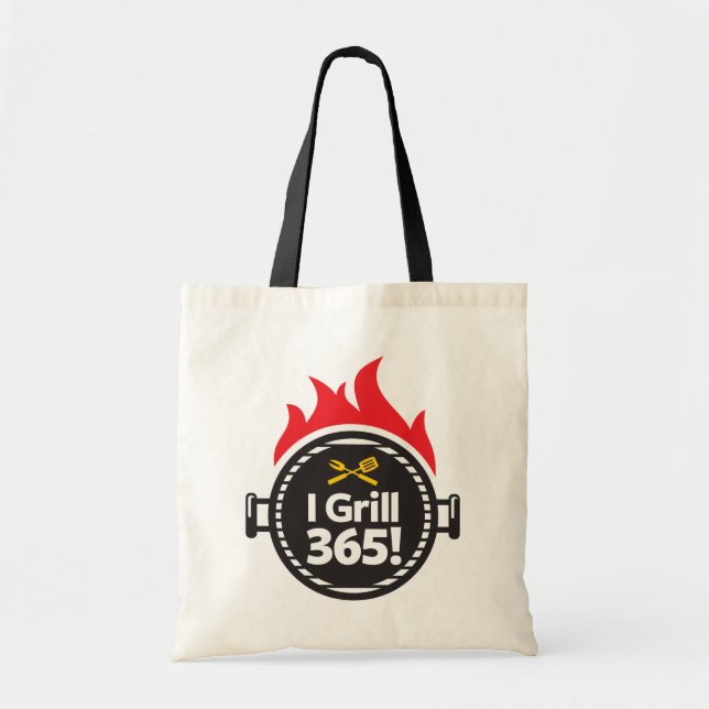 Bolso De Tela ¡Aso a la parrilla 365! (Frente)