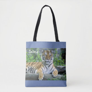 Bolso De Tela Asombrosa foto de tigre