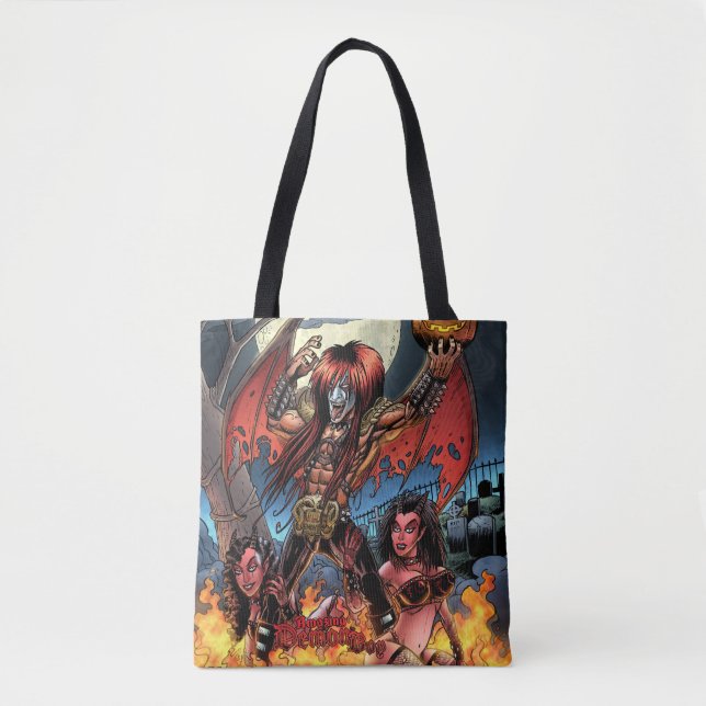 Bolso De Tela Asombroso arte de Demon Boy (Anverso)