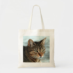 Bolso De Tela Asombroso retrato artístico del gato de Tabby