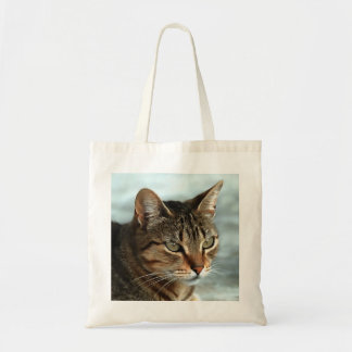 Bolso De Tela Asombroso retrato artístico del gato de Tabby