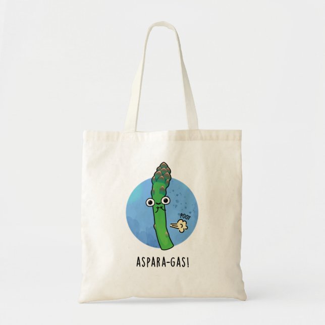 Bolso De Tela Aspara-gas Funny Asparagus Veggie Pun (Frente)