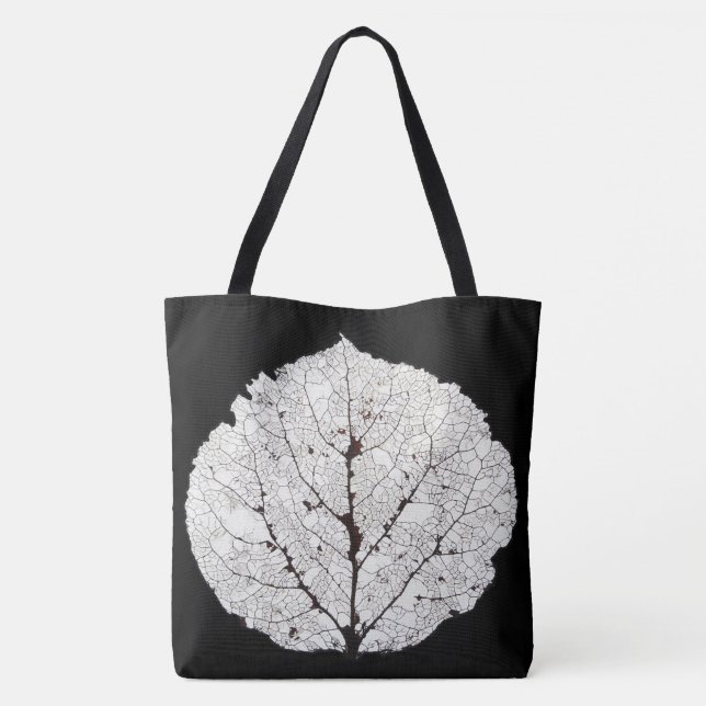 Bolso De Tela Aspen Leaf Skeleton 1 (Reverso)