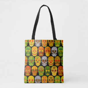 Bolso De Tela Aspen Leaf Skulls sin fisuras patrón 2018