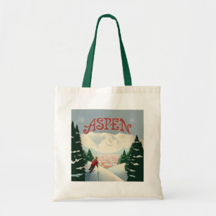 Bolso De Tela Aspen Skier Colorado