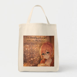 Bolso De Tela Aster™ I'm Just a Girl Reusable Grocery Bag