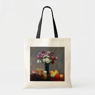 Bolso De Tela Asters and Fruit, Henri Fantin-Latour