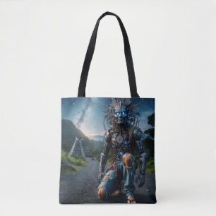 Bolso De Tela Astral Blue Jeans Warrior