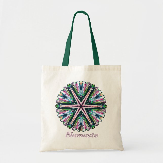 Bolso De Tela Astral Namaste Kaleidoscope (Frente)