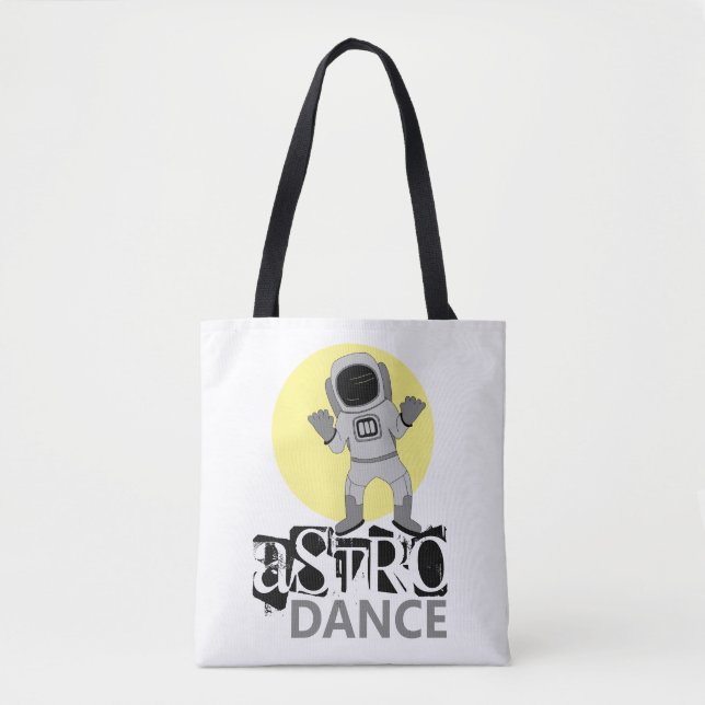 Bolso De Tela Astro Dance, astronauta (Anverso)