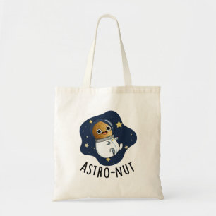 Bolso De Tela Astro-nut Gracioso Astronauta Nut Pun